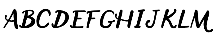 CG GRACEFUL THICK BRUSH Regular Font UPPERCASE