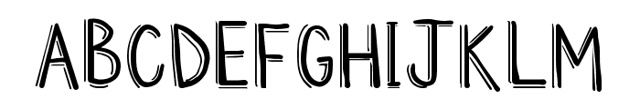 CG Gabba Font Regular Font LOWERCASE