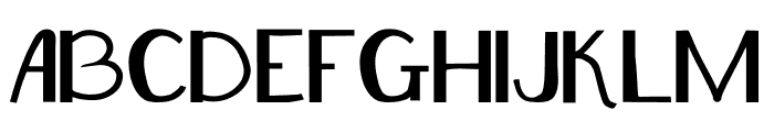 CG Gentle Giant Regular Font UPPERCASE