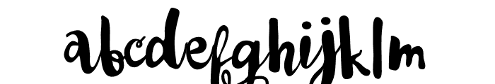 CG Gifted Regular Font LOWERCASE