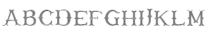 CG Gormet Font Regular Font UPPERCASE