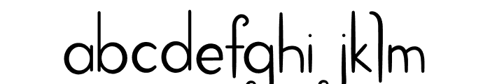 CG Lethargic Font Regular Font LOWERCASE