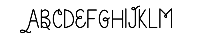 CG Maker Font Regular Font UPPERCASE