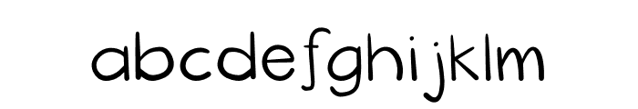 CG Timid Font Regular Font LOWERCASE
