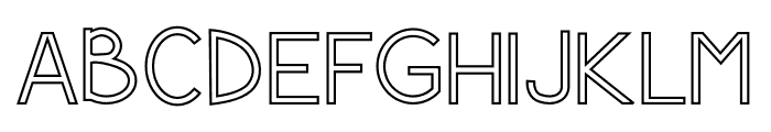 CG True Font Regular Font LOWERCASE