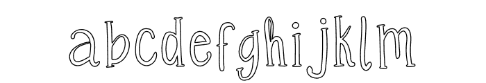 CG Twiggy Font Regular Font LOWERCASE