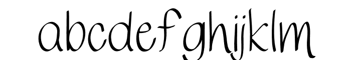 CH Namaste Regular Font LOWERCASE