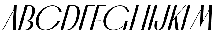 CHAMAN ELEGANT FONT Italic Font LOWERCASE