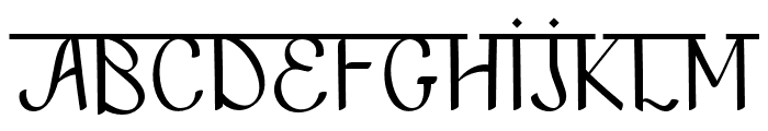 CHANDIRA-Regular Font UPPERCASE