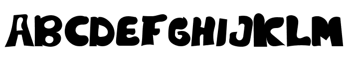 CHANTOON Font UPPERCASE