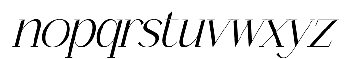 CHAVTER Italic Font LOWERCASE