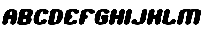 CHEESE BURGER Bold Italic Font UPPERCASE