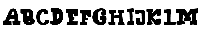 CHEESE RUSH Regular Font LOWERCASE