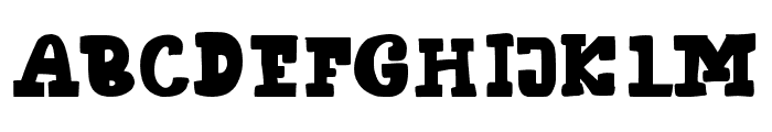 CHEESERUSH-Regular Font UPPERCASE
