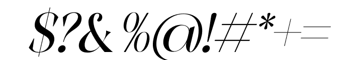 CHELON Italic Font OTHER CHARS