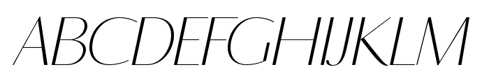 CHIKIRA-Italic Font UPPERCASE