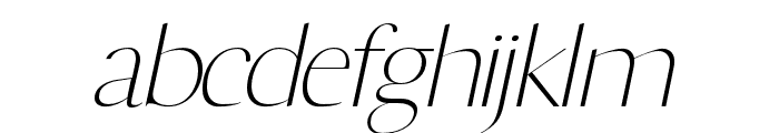 CHIKIRA-Italic Font LOWERCASE