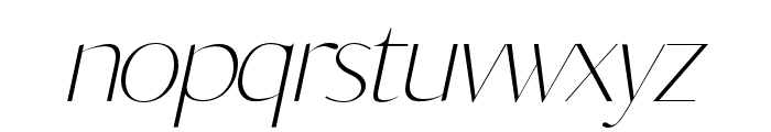 CHIKIRA-Italic Font LOWERCASE