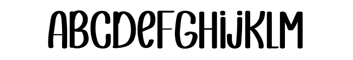 CHRISTMAS  HAPPINES Font LOWERCASE
