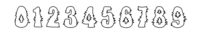 CHRISTMAS TREE FARM DOODLE Font OTHER CHARS