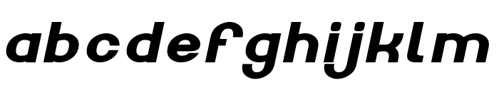 CHUBBY Bold Italic Font LOWERCASE