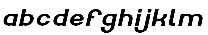 CHUBBY Italic Font LOWERCASE