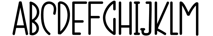 CHUBBY RUBBY Font UPPERCASE