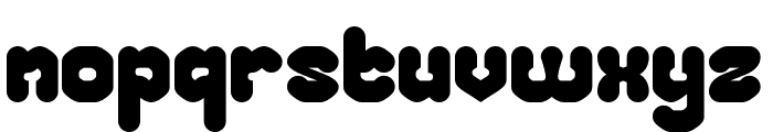 CHUBBY TECH Bold Font LOWERCASE