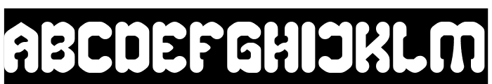 CHUBBY TECH-Inverse Font UPPERCASE