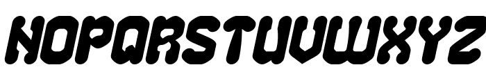CHUBBY TECH Italic Font UPPERCASE