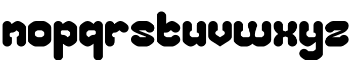 CHUBBY TECH Font LOWERCASE