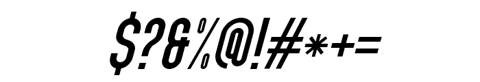 CHUTEROLK Italic Font OTHER CHARS