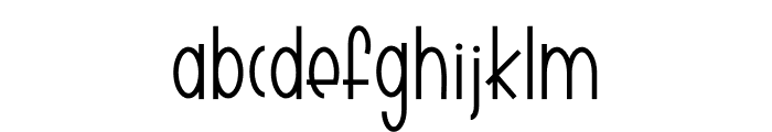 CINEMA Regular Font LOWERCASE