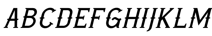 CLARINETO Italic Font LOWERCASE