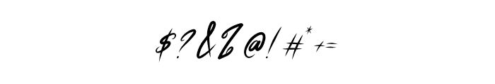 CLASSIC SIGNATURE Font OTHER CHARS