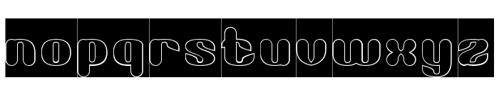 CLASSY VIBES-Hollow-Inverse Font LOWERCASE