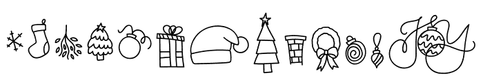 CLN-ChristmasDudes Font UPPERCASE