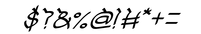 COBRA on coconut tree Bold Italic Font OTHER CHARS