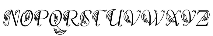 COCKATOO HAIR Font UPPERCASE