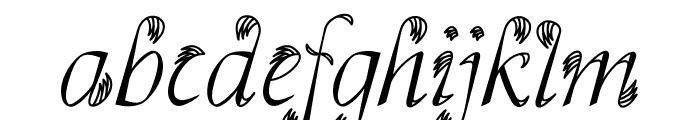 COCKATOO HAIR Font LOWERCASE