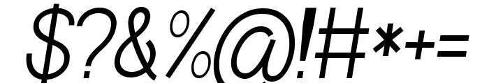 CODA LOOP Italic Italic Font OTHER CHARS
