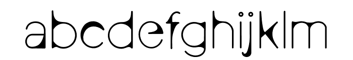 COLUGO Membrane Font LOWERCASE