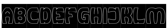 COMING SOON-Hollow-Inverse Font UPPERCASE