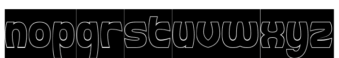 COMING SOON-Hollow-Inverse Font LOWERCASE