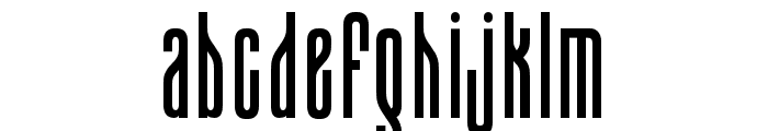 CONICALCONDENSED-Regular Font LOWERCASE