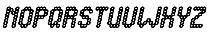 CONNECT THE DOTS Bold Italic Font UPPERCASE