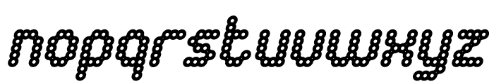 CONNECT THE DOTS Bold Italic Font LOWERCASE