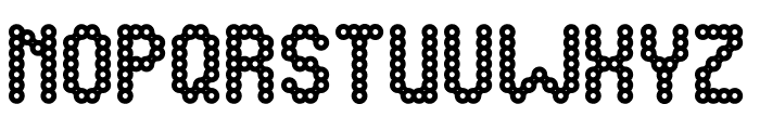 CONNECT THE DOTS Bold Font UPPERCASE