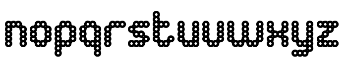 CONNECT THE DOTS Bold Font LOWERCASE