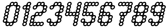 CONNECT THE DOTS Italic Font OTHER CHARS